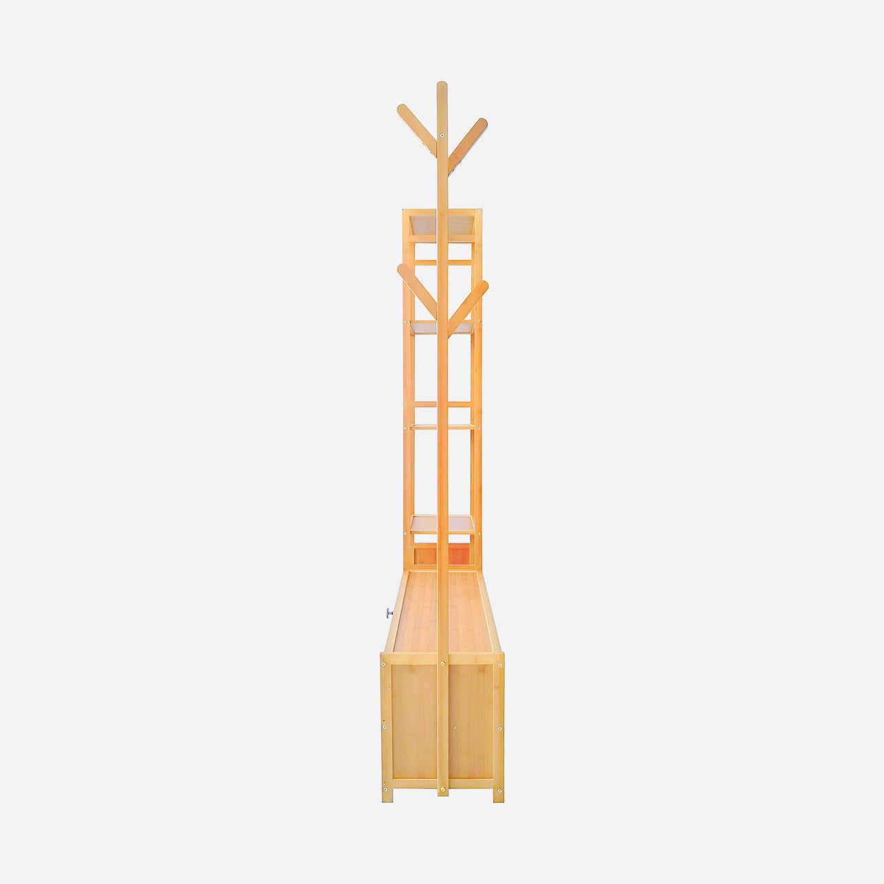 Modern Wooden Clothes Rack Stand