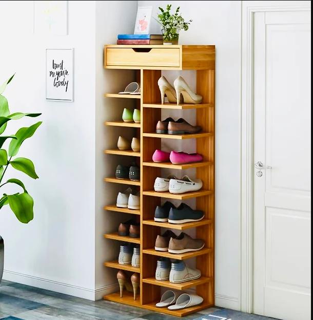 Wooden Shoe Rack