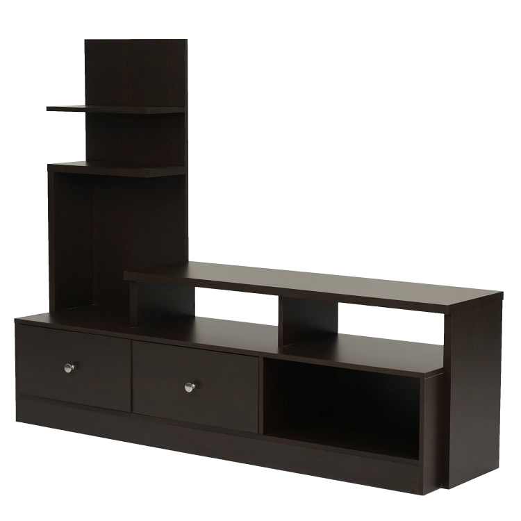 Minimalist TV Unit with Cabinet | Wooden TV Console | TV Stand with Cabinet