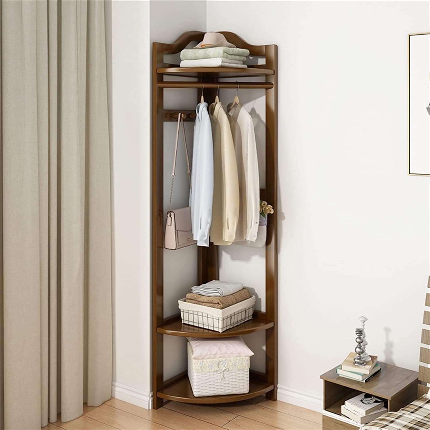 Wooden Corner Shelf