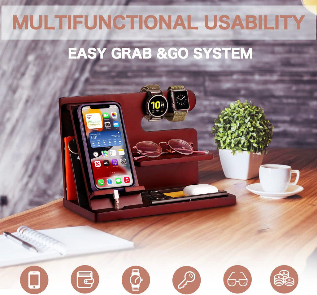Phone Docking Station For Work Station/ Gift For Men & Women/ Desk Organizer