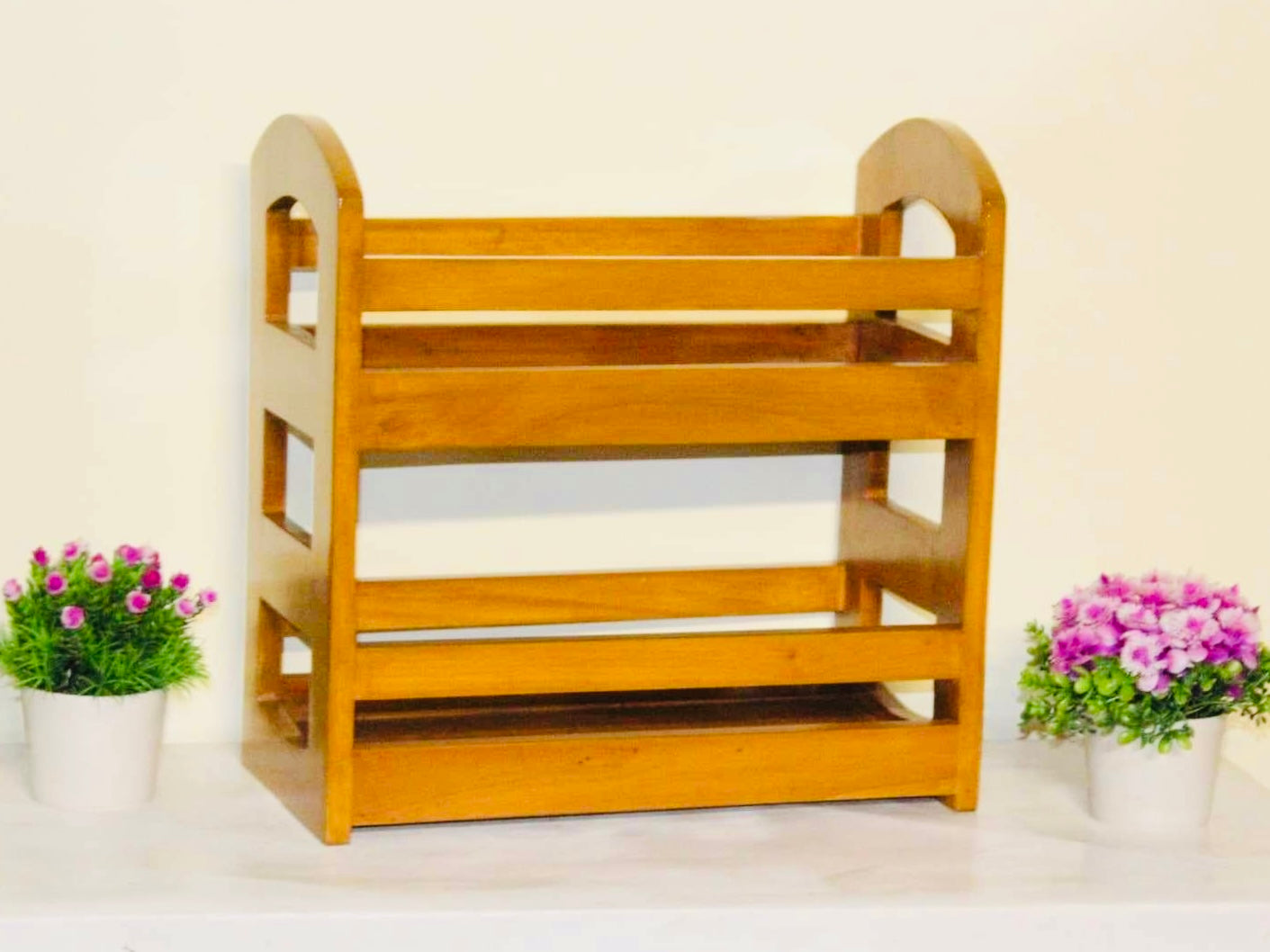 Wooden Kitchen Organizer rack