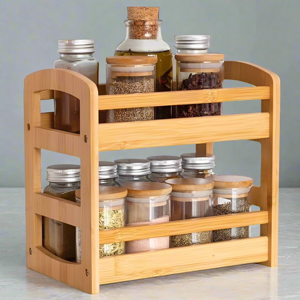 Wooden Kitchen Organizer rack
