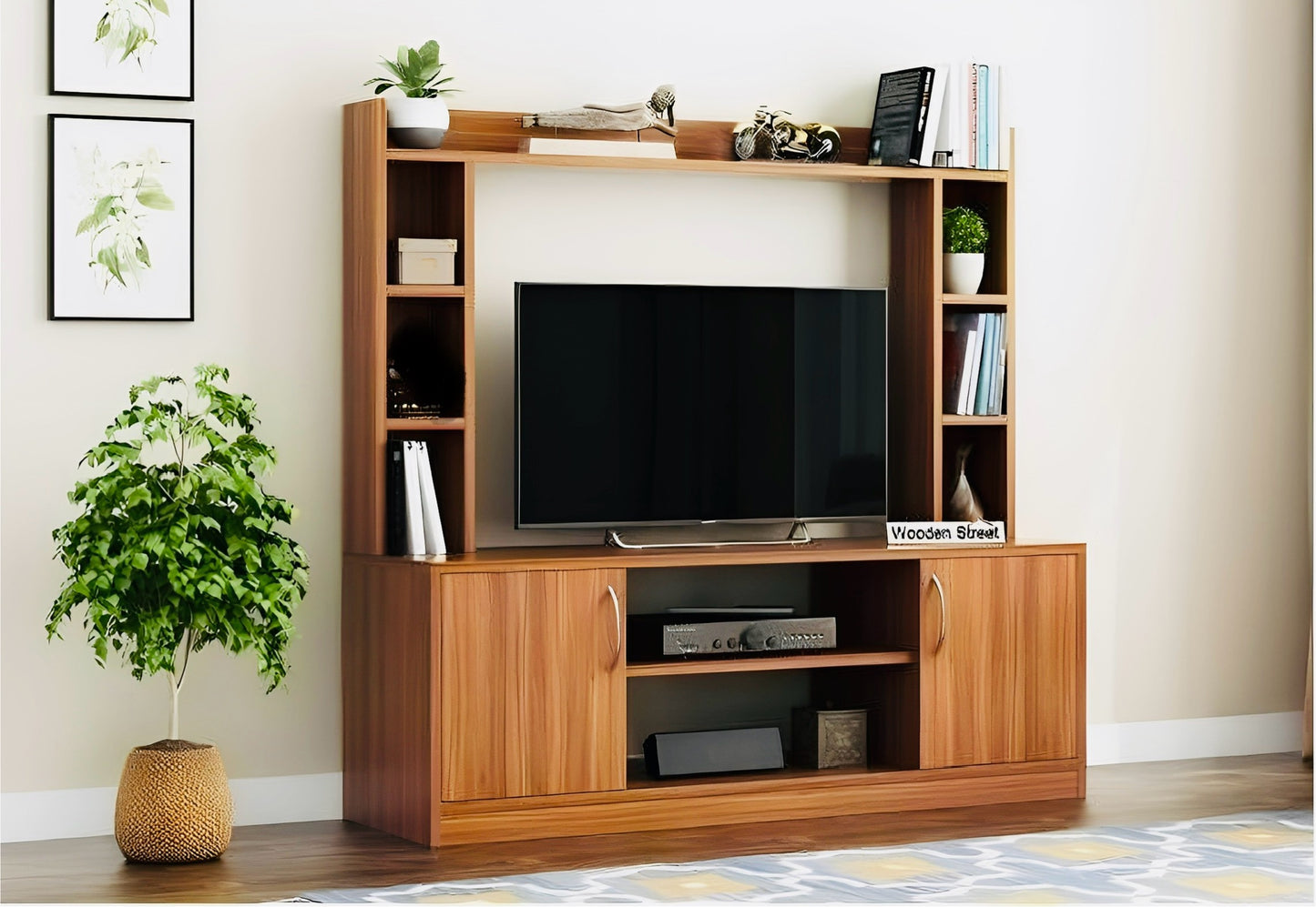 Daisy Tv Unit | TV Stand With Cabinet | Wooden TV CABINET