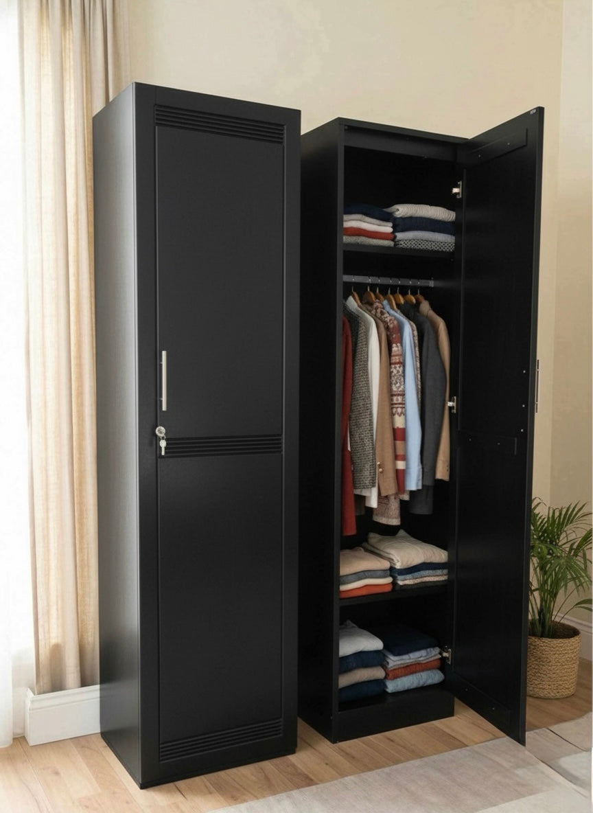 Minimalist Single Door Wardrobe | Wooden Single Door Almirah