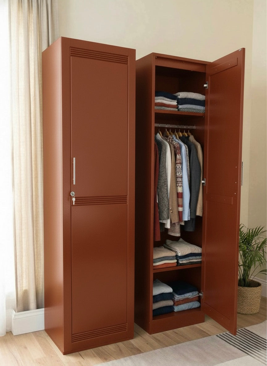 Minimalist Single Door Wardrobe | Wooden Single Door Almirah