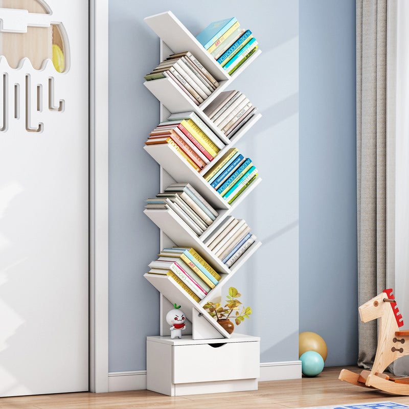 9-Tier Tree Shape Book Shelf | Wooden Tree Shape Bookshelf for Office # ...