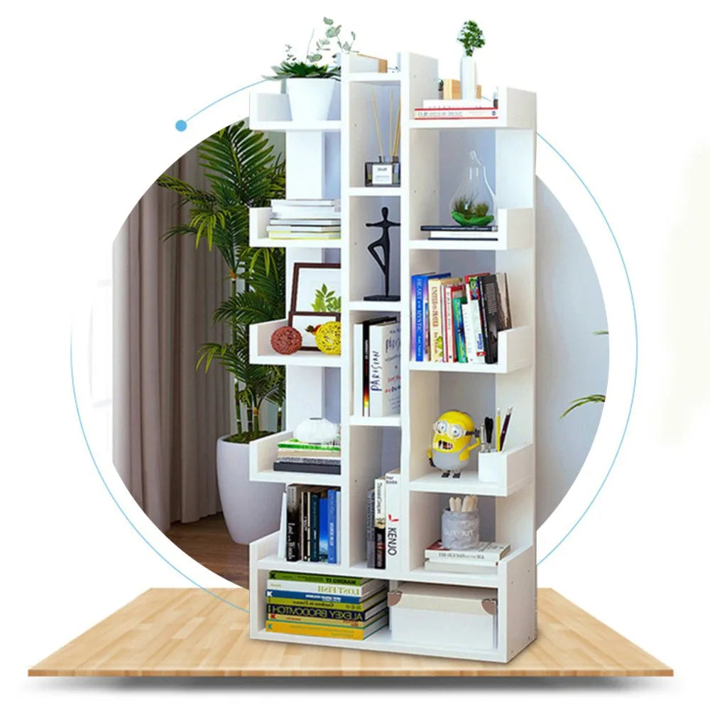 L-Shape Large Bookshelf For Office & Home