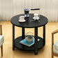 Minimalist Wooden Coffee Table | Round Tea Table for Living Room, Bedroom, Office