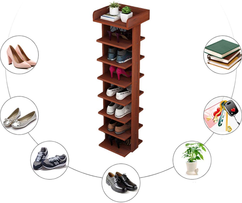Modern Shoe Rack Organizer, Space Saving Shoes Storage, Wooden Shoes Racks