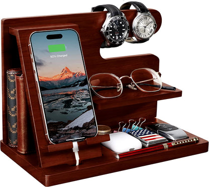 Phone Docking Station / Key Holder / Wallet Stand / Watch Organizer