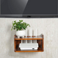 Wooden Wall Hanging Router Shelf For Office & Home