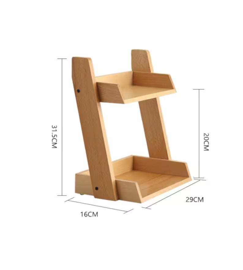 Wooden Beauty Tools, makeup organizer