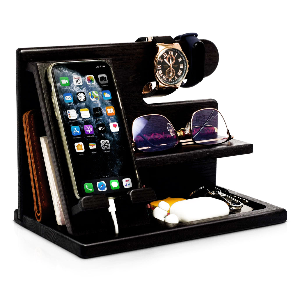 Phone Docking Station / Key Holder / Wallet Stand / Watch Organizer