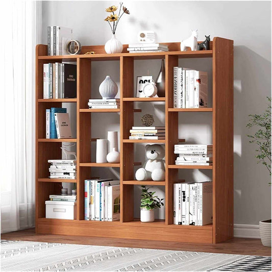 Modern 4 Row L Shaped Book shelf